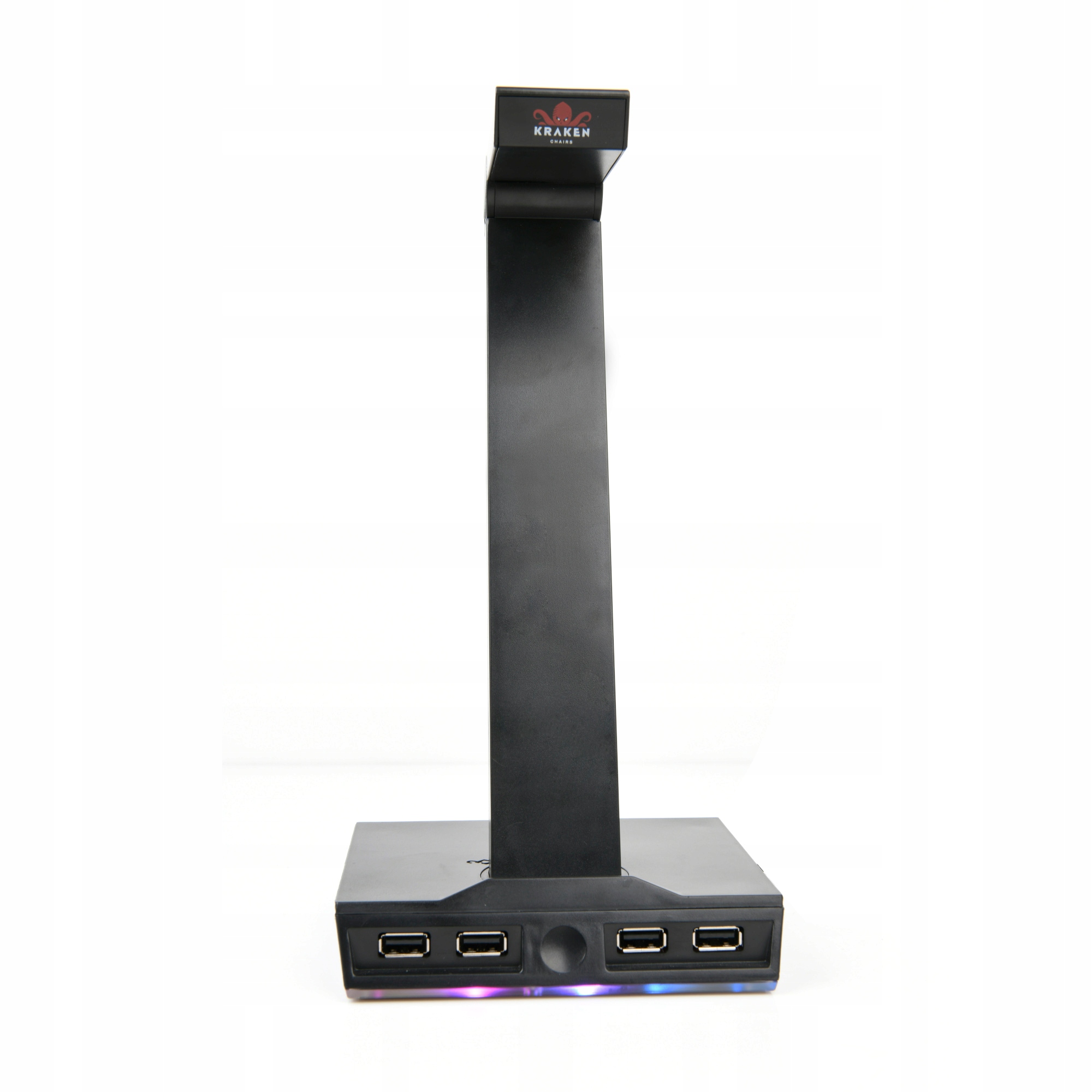 Stojak na słuchawki RGB podświetlenie LED 4xUSB Marka Inna