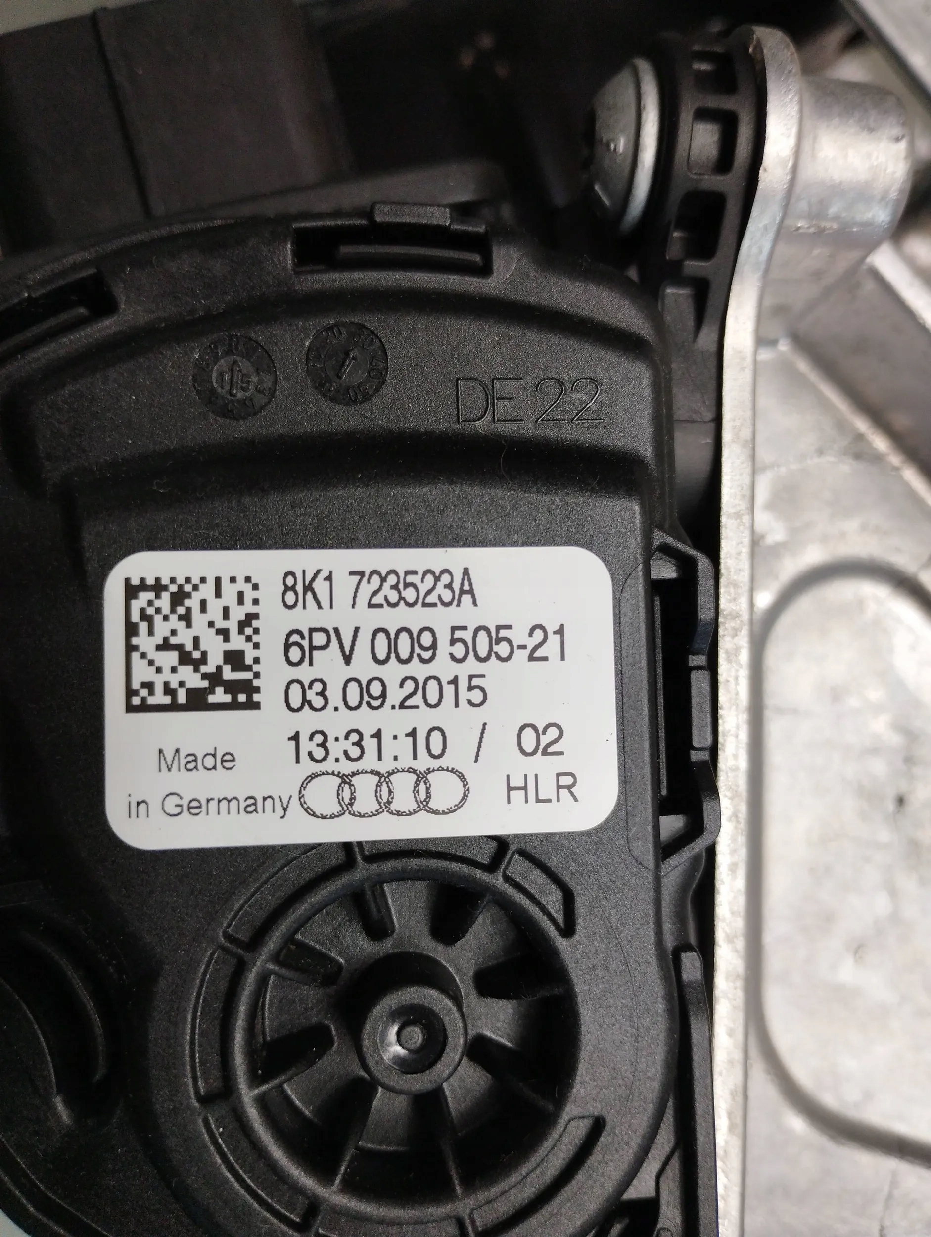 Audi A5 8t pedals potentiometer 8K1721117