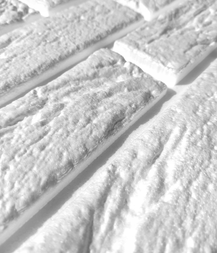 STYROPIANOWE PANELE ŚCIENNE PUZZLE 3D STARA CEGŁA Grubość 20 mm