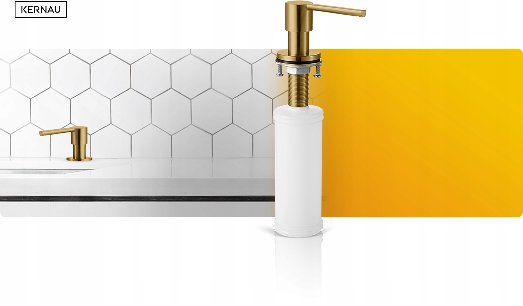 Dozownik KERNAU KSD 03 GOLD, COOPER, GUN METAL Linia KSD 03 GUN METAL