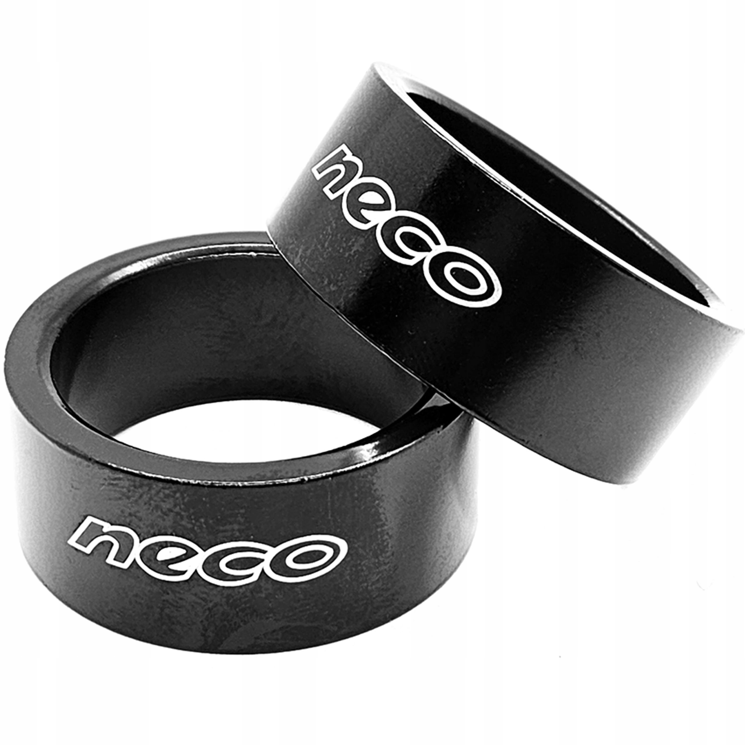 Neco Podkładka Dystans Steru Ahead 1 1/8" Aluminiowa Czarna 15mm