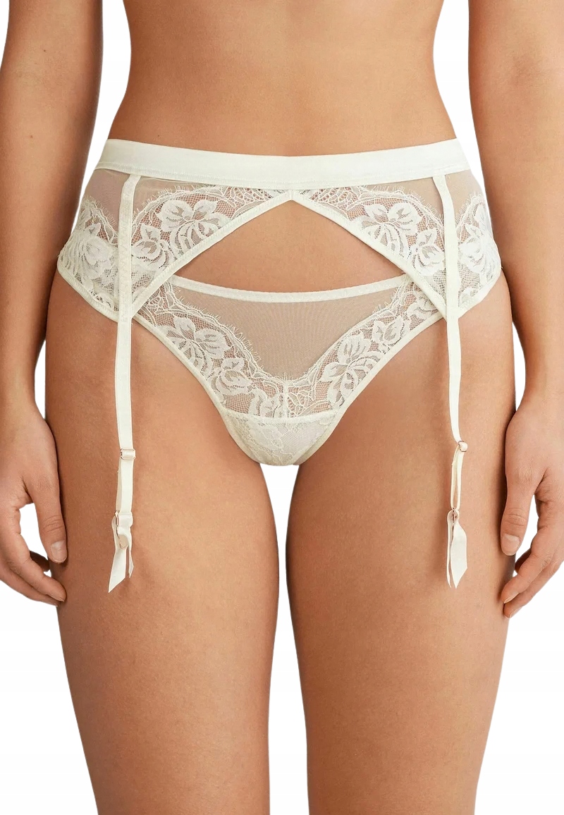 Pas do Pończoch INTIMISSIMI THE SIMPLEST PLEASURES ecru damski ONE SIZE