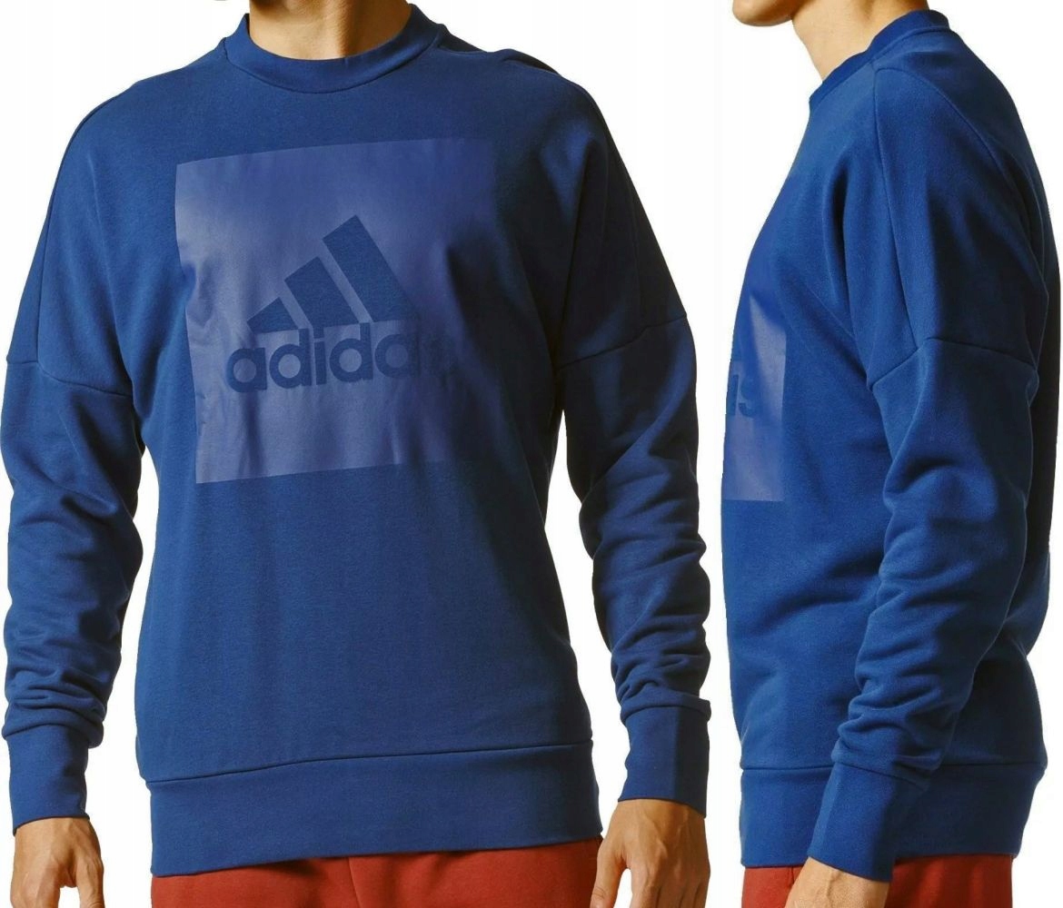 

Adidas Branded Crew Bluza Bawełniana Męska roz. M