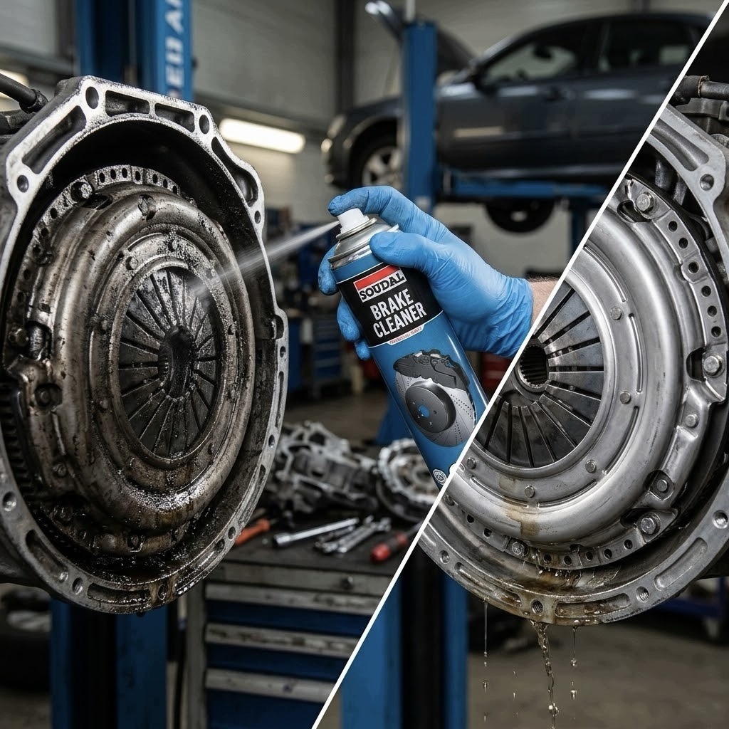 Zmywacz do hamulców i tarcz Soudal BRAKE CLEANER 600ml skuteczny i wydajny