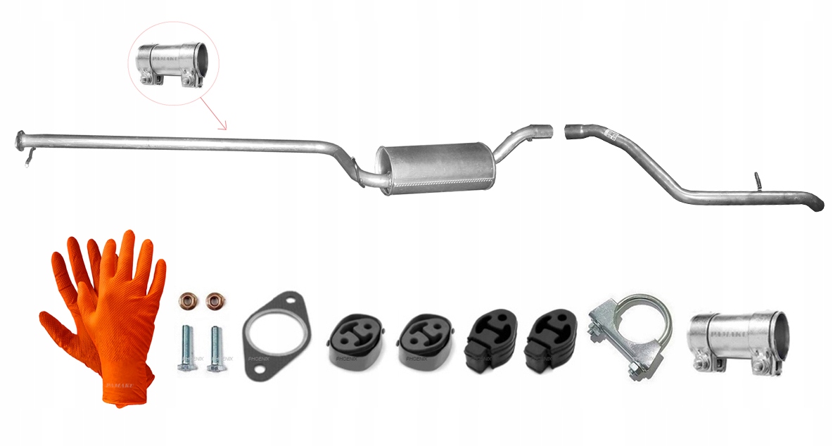 Ford Focus MK1 1.8 TDi 55-66 kW (1999-9/2004) Kombi Tlumič Trubka
