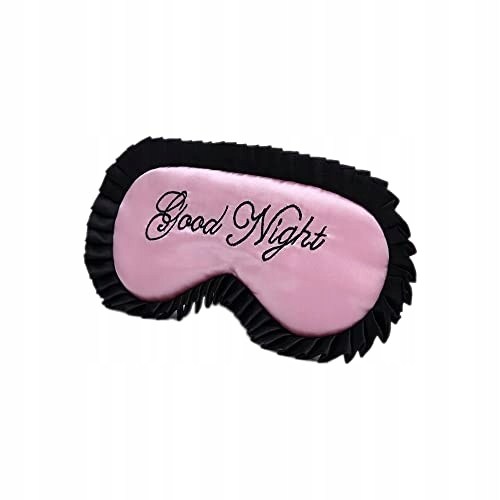 OPASKA MASKA NA OCZY DO SPANIA PIĘKNA RÓŻOWA