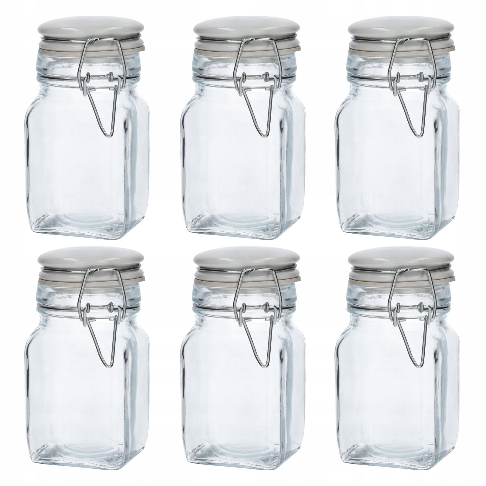 

Komplet 6 szt słoików szklanych na przyprawy 250ml