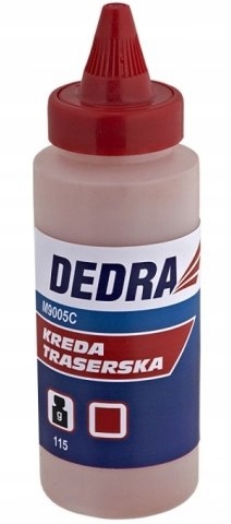 Kreda traserska Dedra M9005C czerwona 115 g