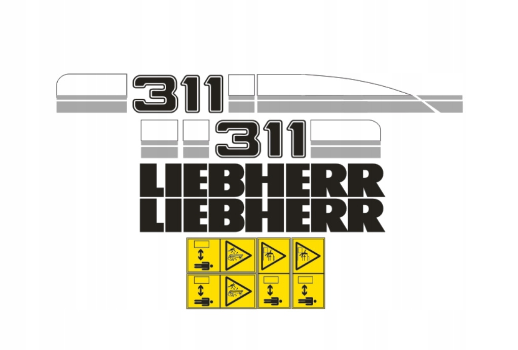 Samolepky Liebherr 311