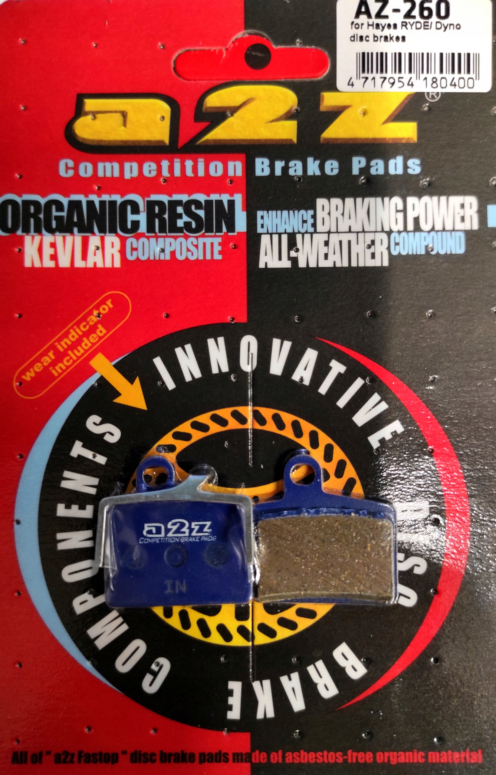 

A2Z Hayes Ryde AZ-260 Klocki półmetaliczne
