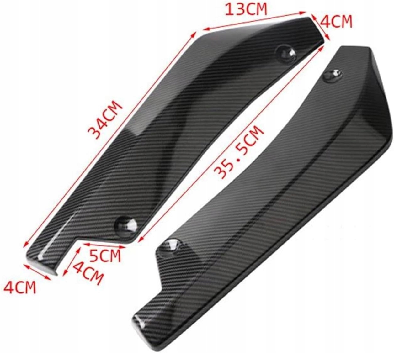 Юбки бампера St Parts 878389 черный 2 шт.