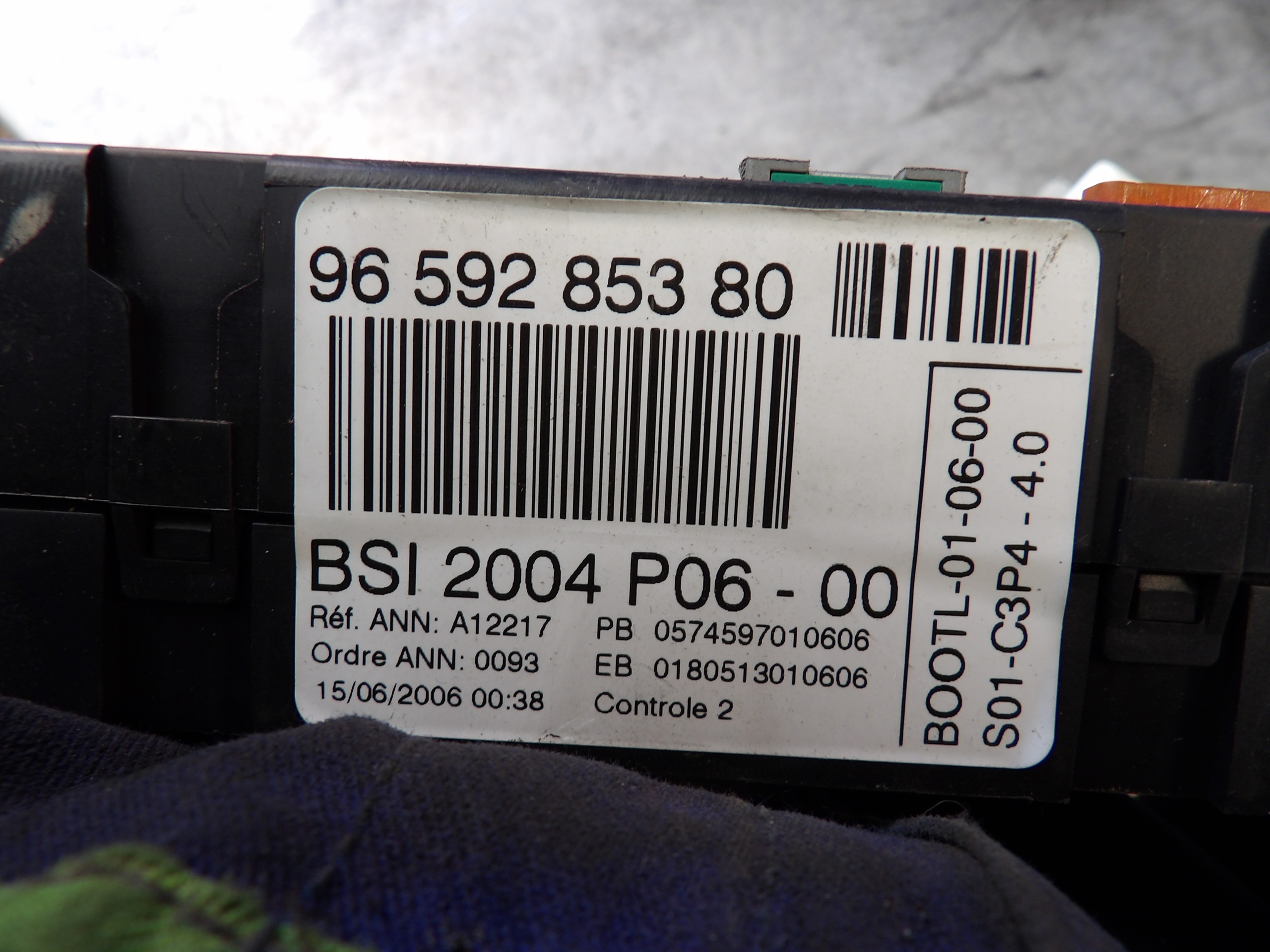 Peugeot 207 Module fusibles 9659285380