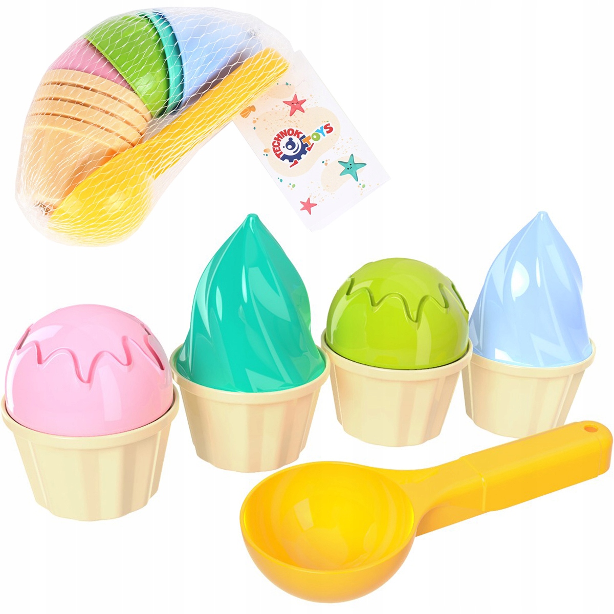 FOREMKI ZABAWKI DO PIASKU NA PLAŻĘ BABECZKI ZESTAW DO PIASKOWNICY