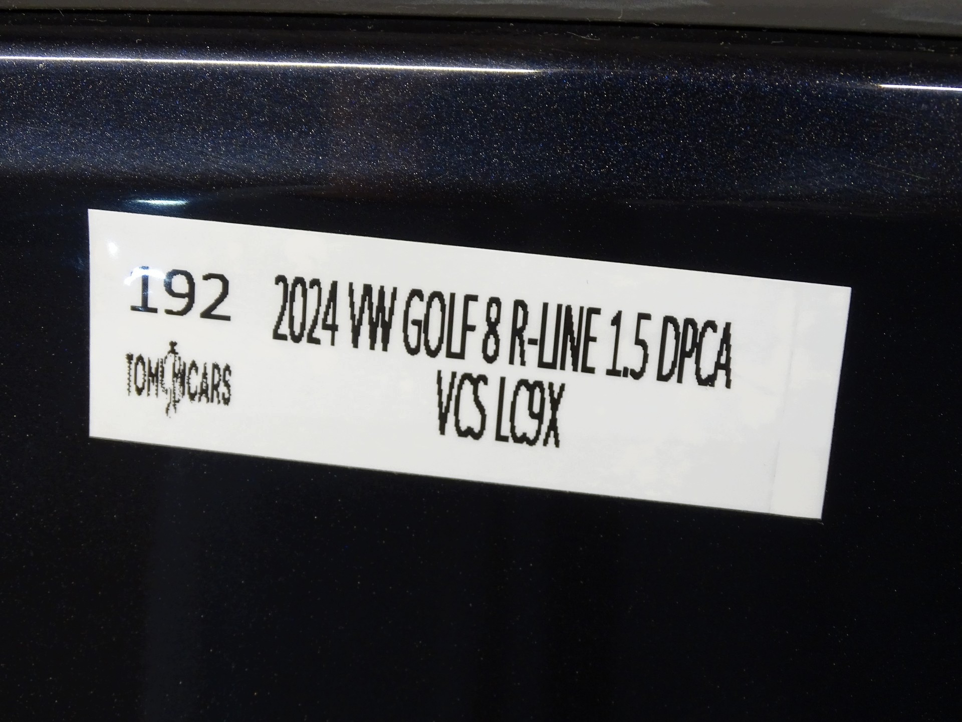 door right right front VOLKSWAGEN GOLF VIII LC9X