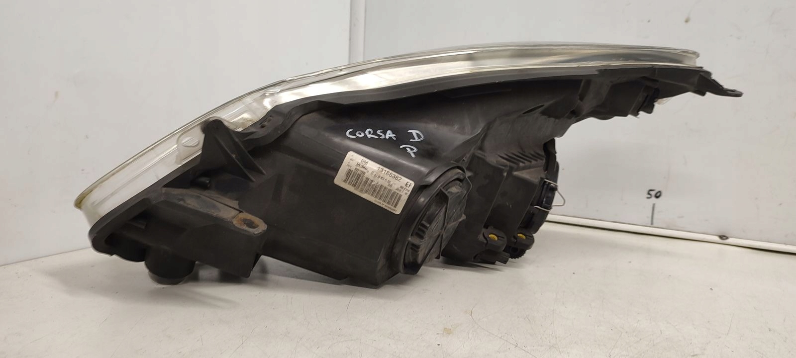 light front front right Opel Corsa D