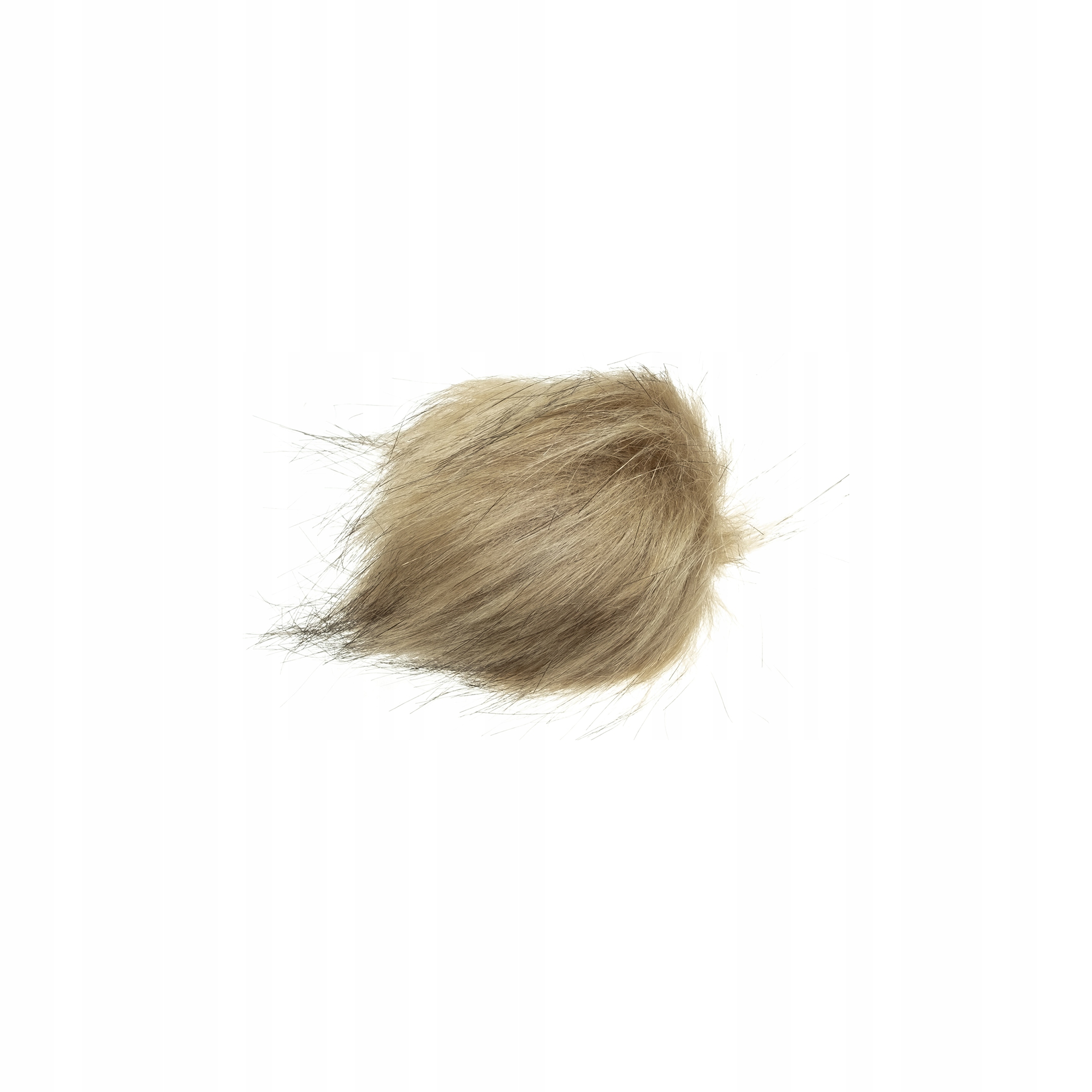 

1szt. pompon do czapki 8cm futerko, beżowy