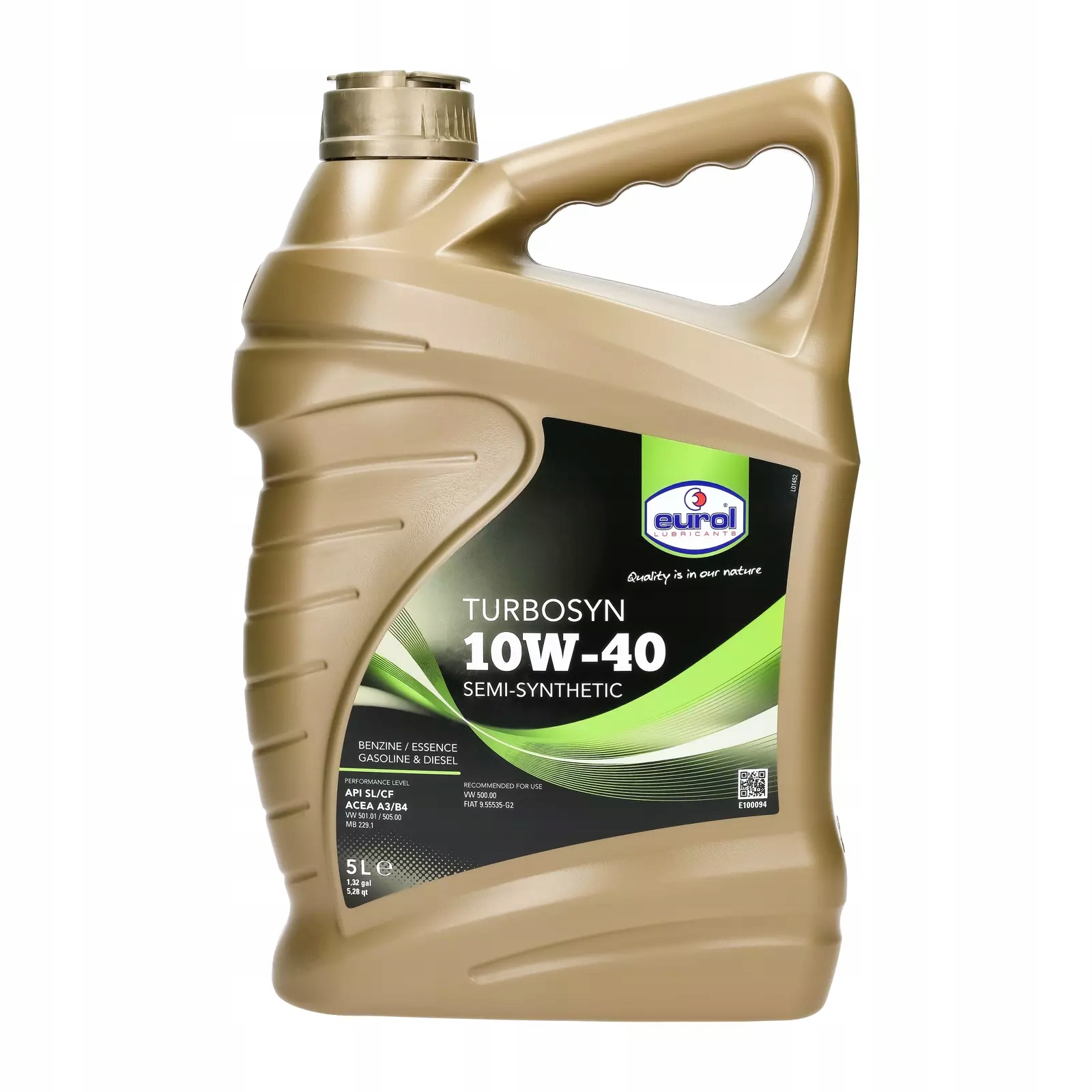 

Olej silnikowy Eurol Turbosyn 10W-40 5L