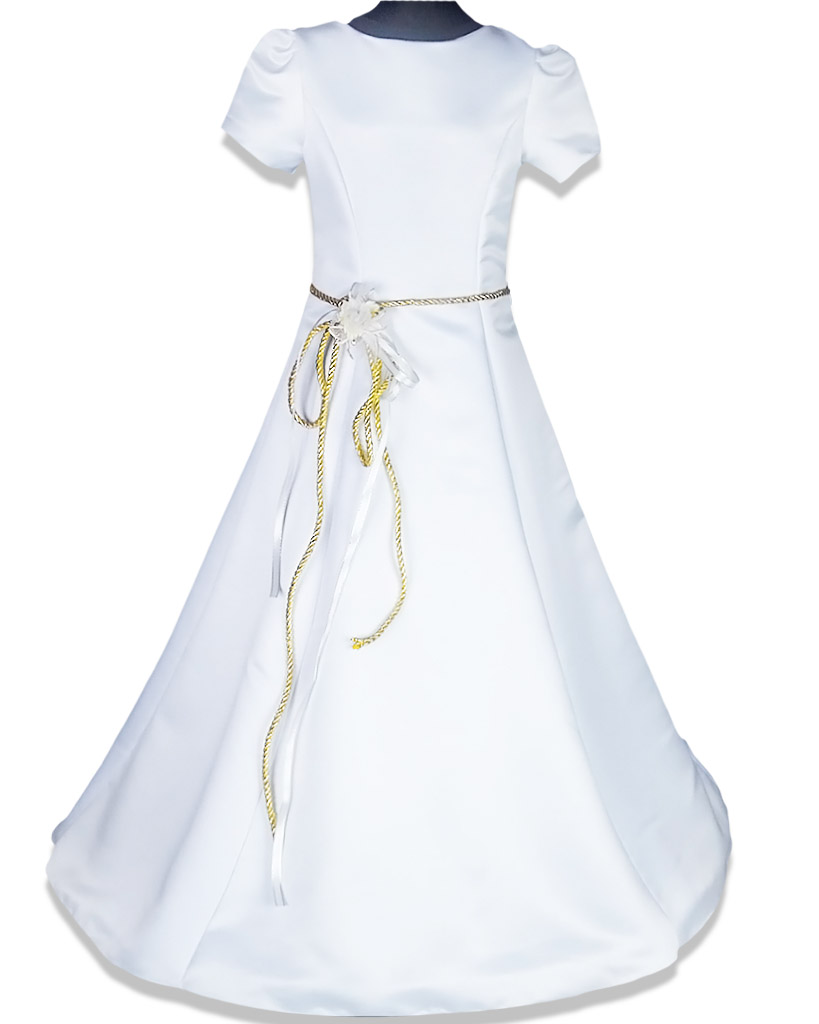 Alba komunijna sukienka do komunii taliowana IGA sznur komunia 134