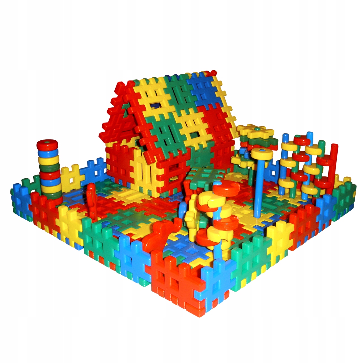 Klocki wafle konstrukcyjne Mejpol Mix 110 el. Seria brak