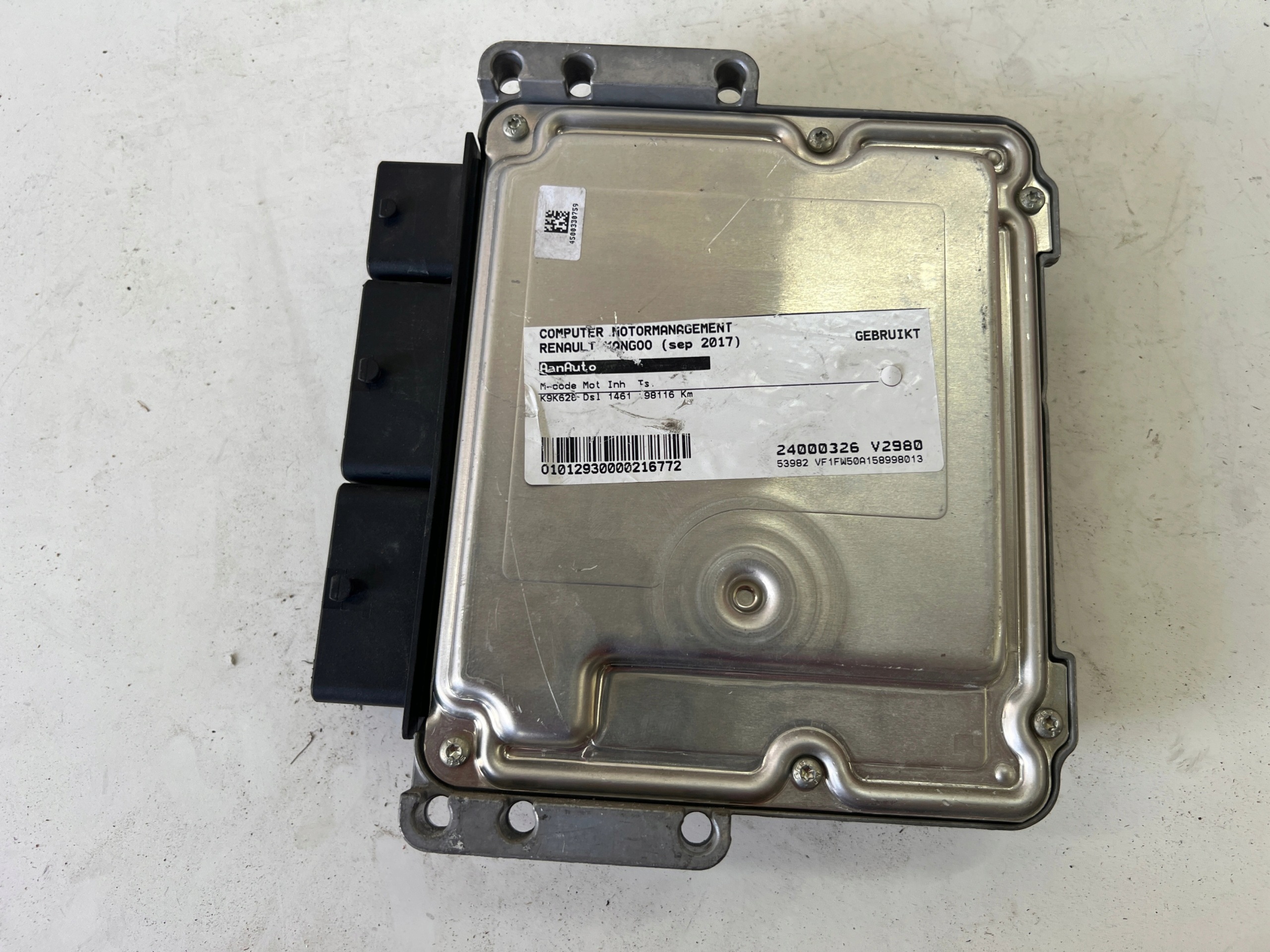 RENAULT KANGOO K9K628 0281032885 237106319R 237107921R computer Originale