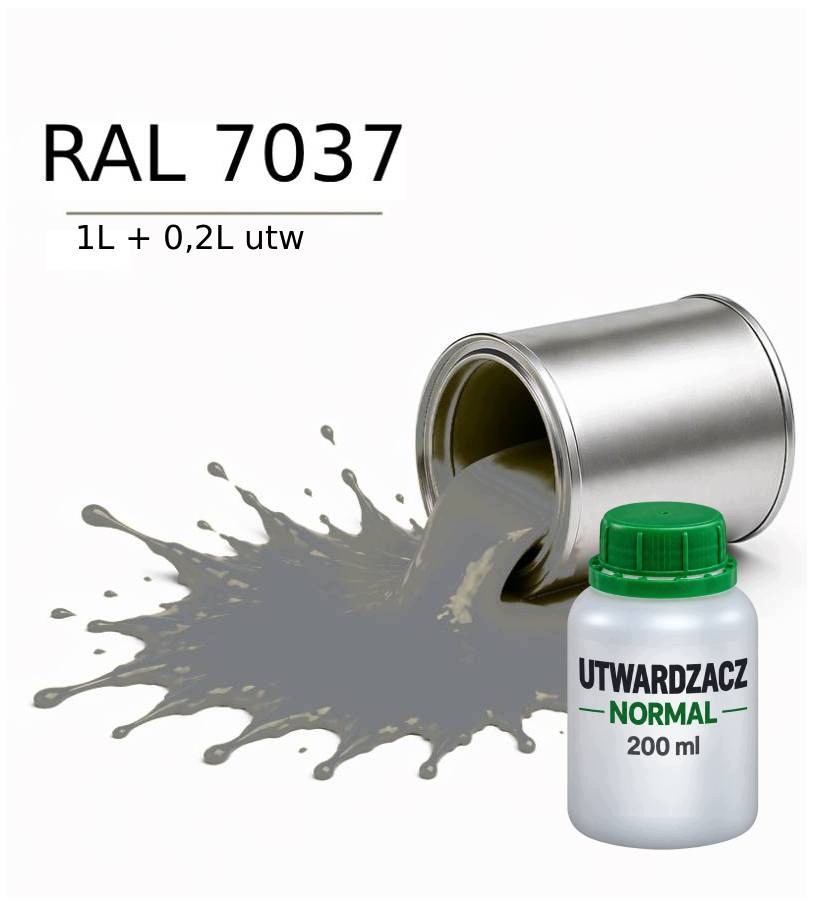 Valspar Ral 7037 Barva Dtm Základní Nátěr Polyuretanová 2K Pololesk 1L Utw