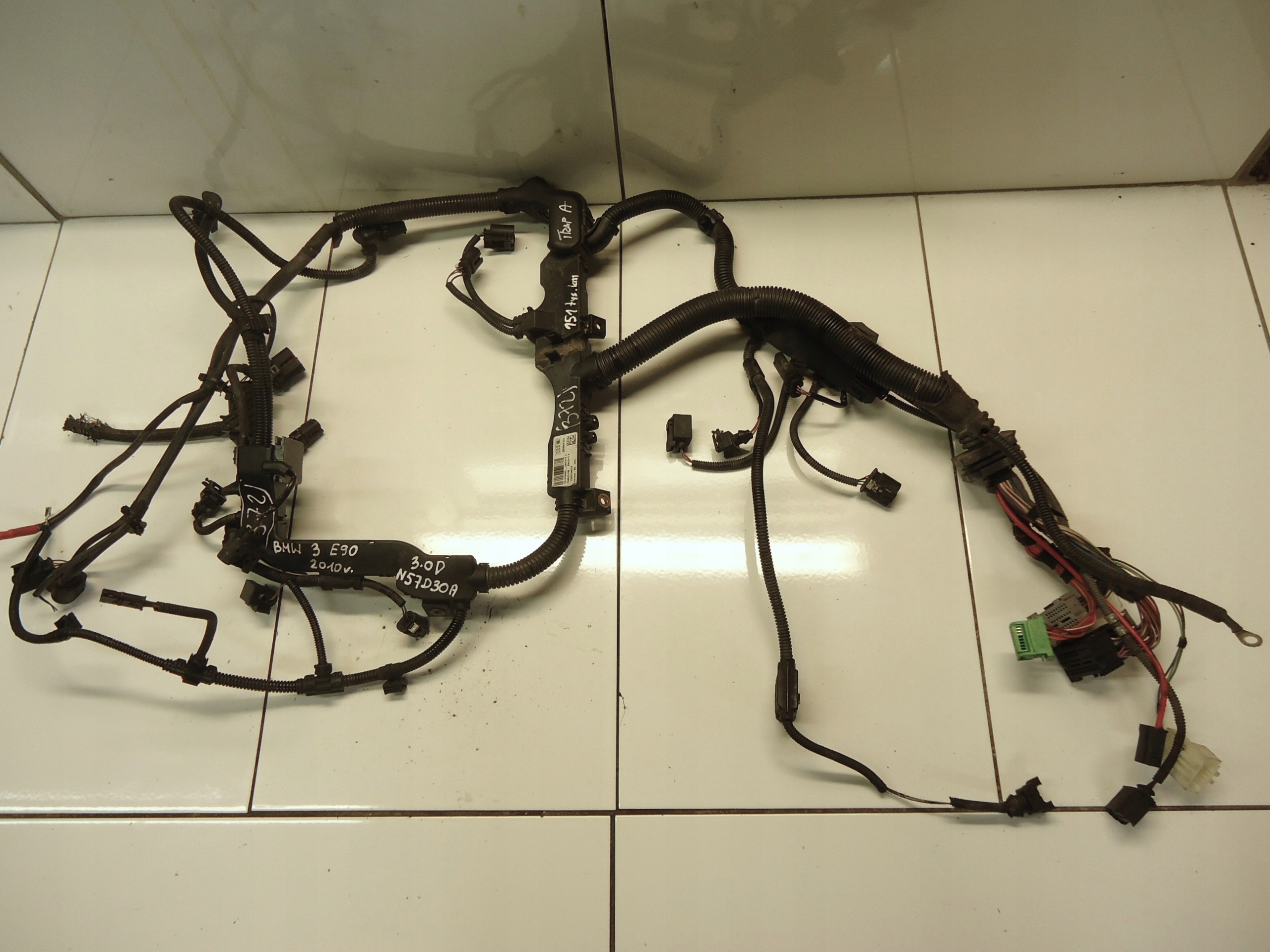 BMW E60 E90 3.0D N57D30A Motorkabelbaum 781250905