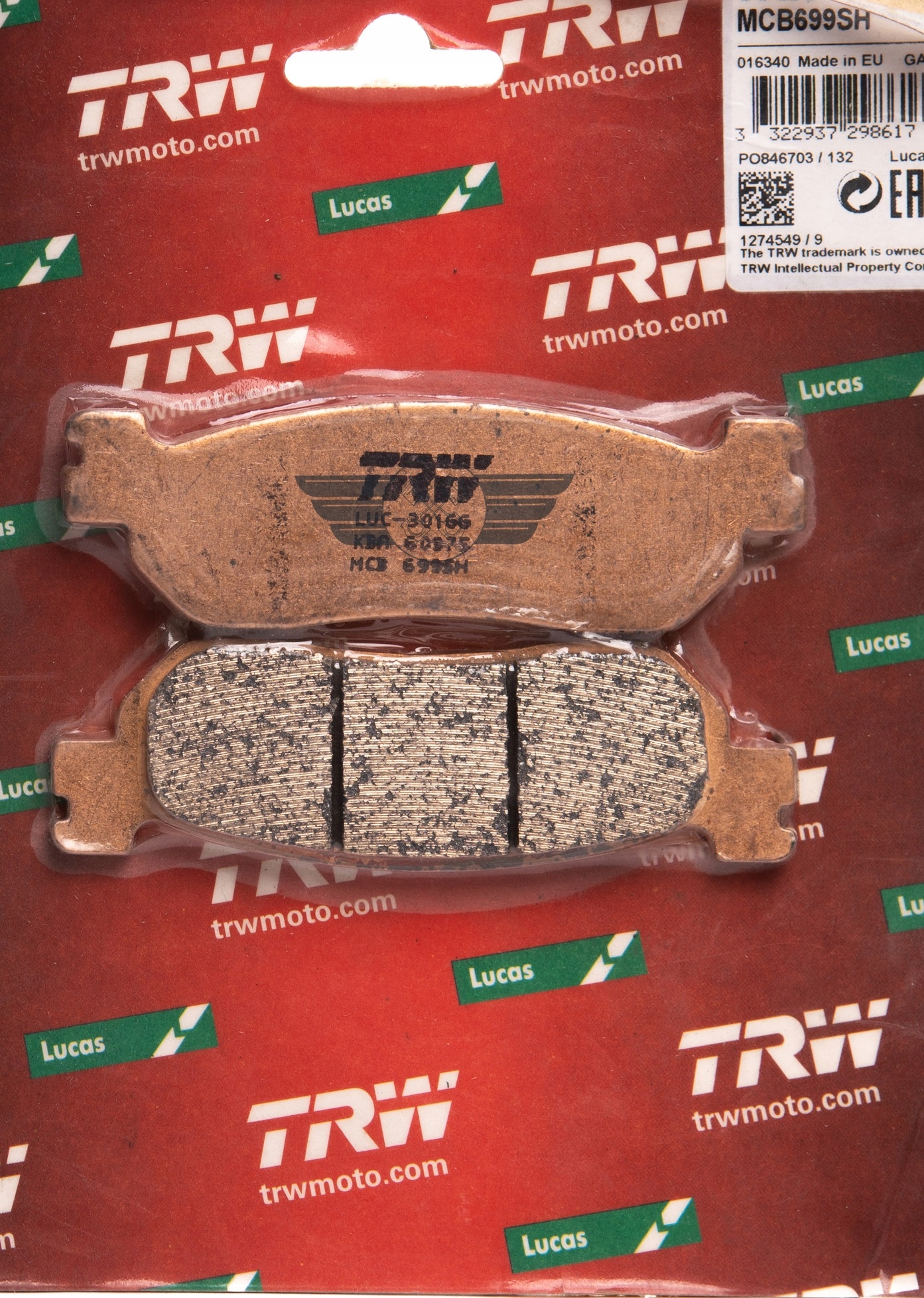 

Klocki Hamulcowe Trw Honda XL 700 Transalp Przód