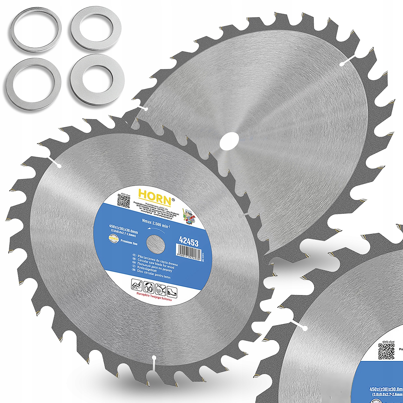 Tarcza Do Drewna 450 x 30mm 30 Zębów Piła Tarczowa Krajzegi Cięcia Drzewa