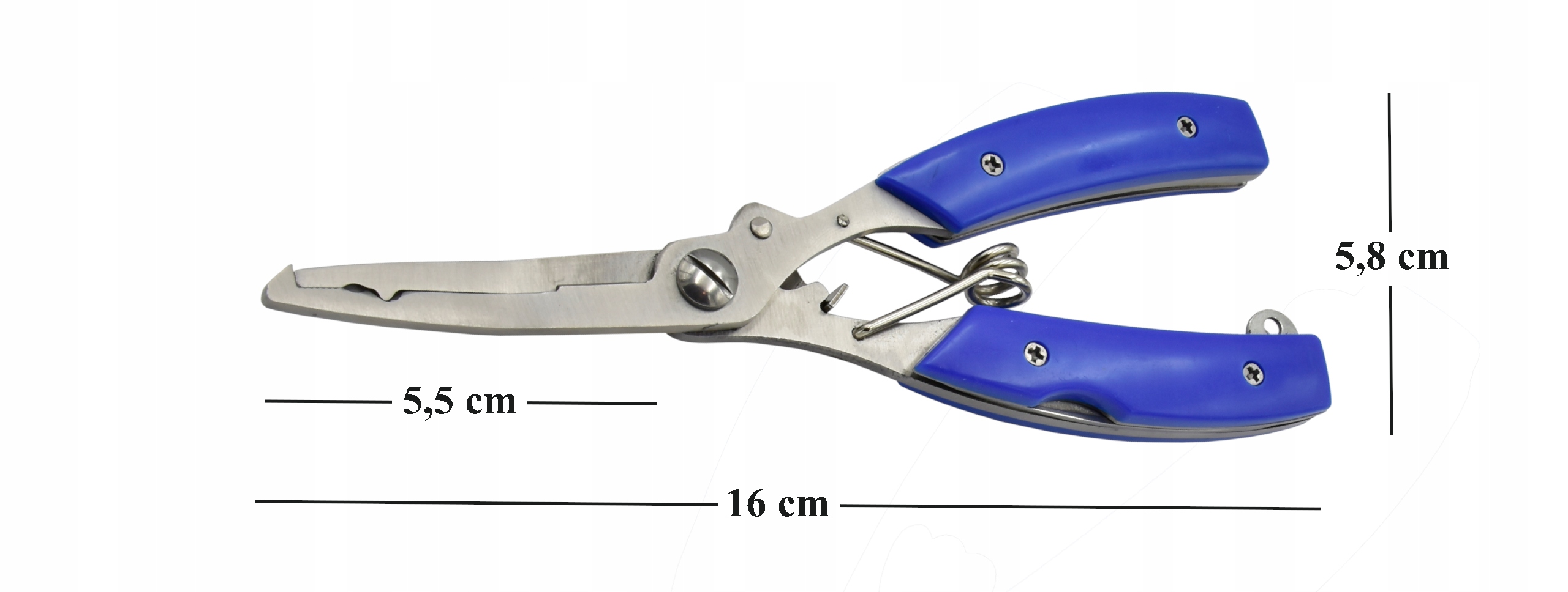 SZCZYPCE KLESZCZE wędkarskie wygięte 16cm scyzoryk Kod producenta FL3092