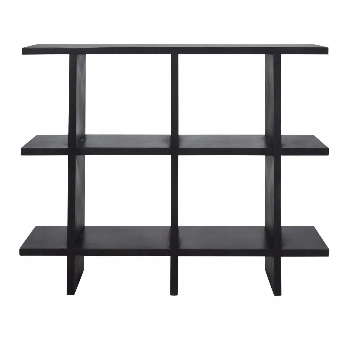 House Doctor Set Konzola Regál z dreva Mango čierny