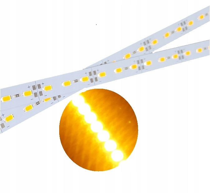

listwa led 5630 ip20 0,5 m 72L żółta 25W