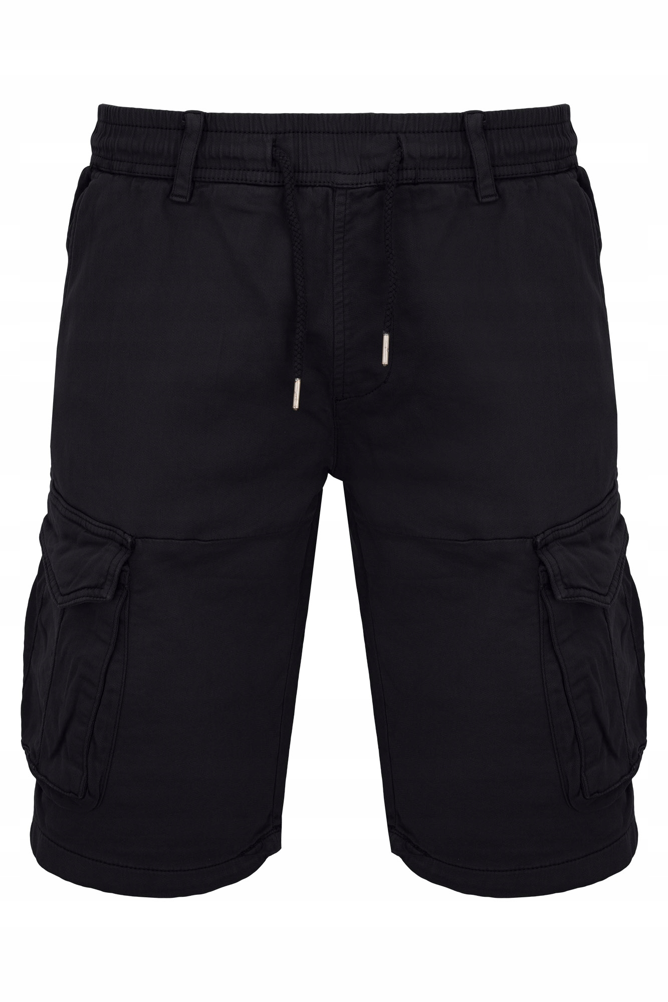 Kraťasy Krátké Kapsáče Černé Bavlněné Kapsy: 33