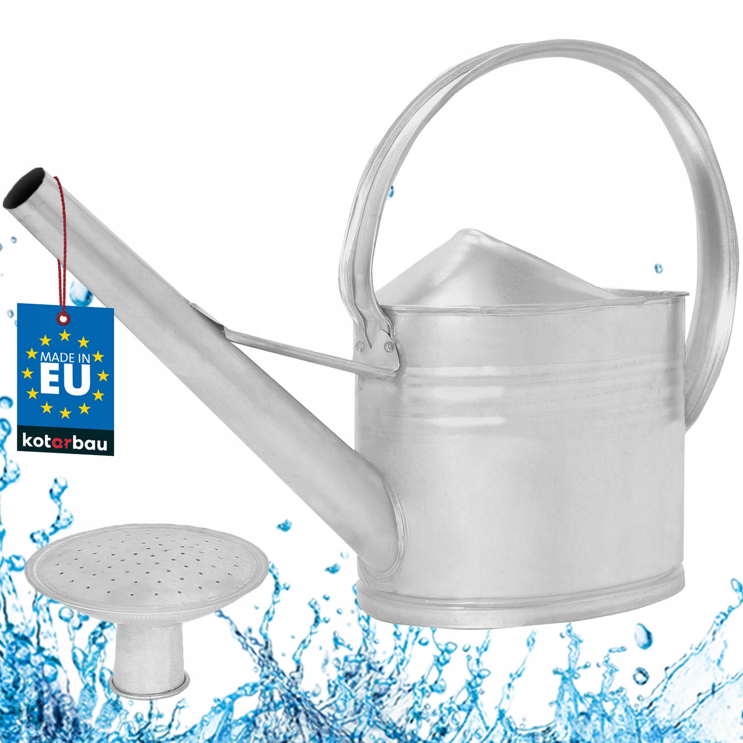 KONEWKA OGRODOWA 8L Z SITKIEM DO PODLEWANIA OCYNKOWANA PODLEWACZKA OGRODOWA