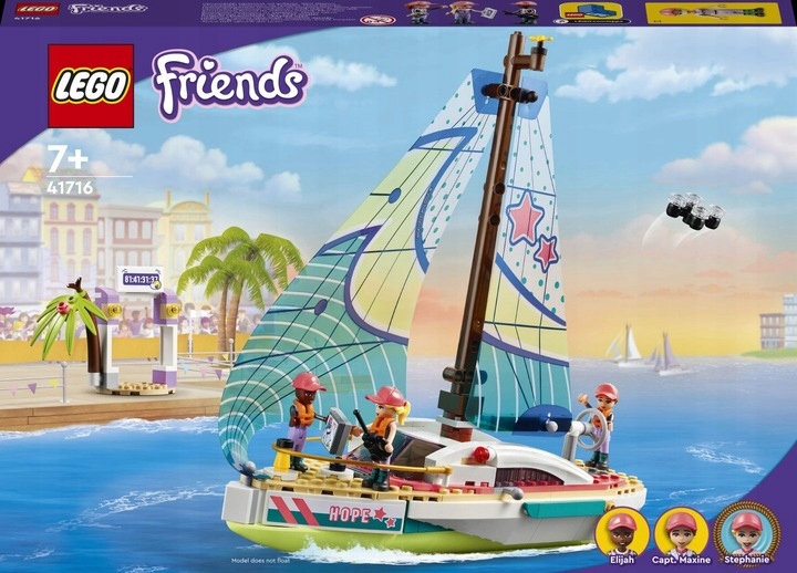 Lego Friends 41716 Stephanie – dobrodružství pod plachtami