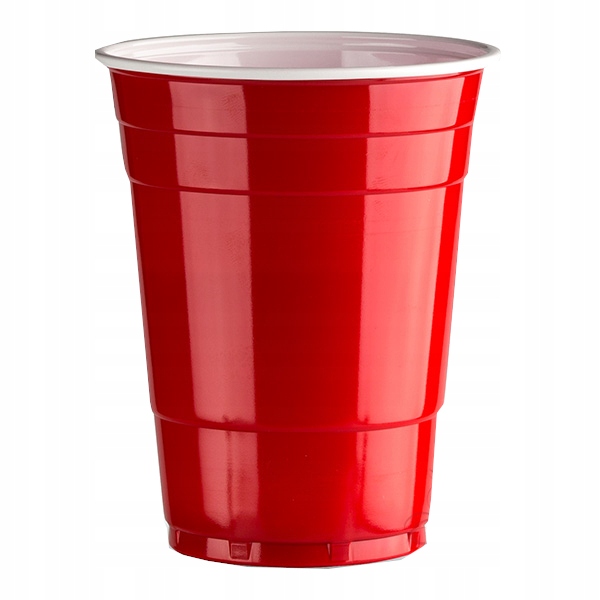 Kubek CZERWONY PARTY PS 400 ml 50 szt.
