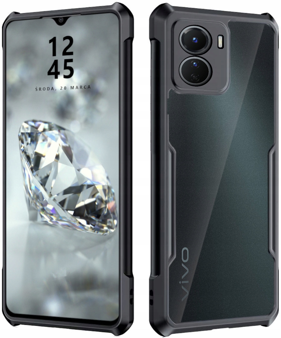 

Etui Do Vivo Y16 Pancerne Case Szkło