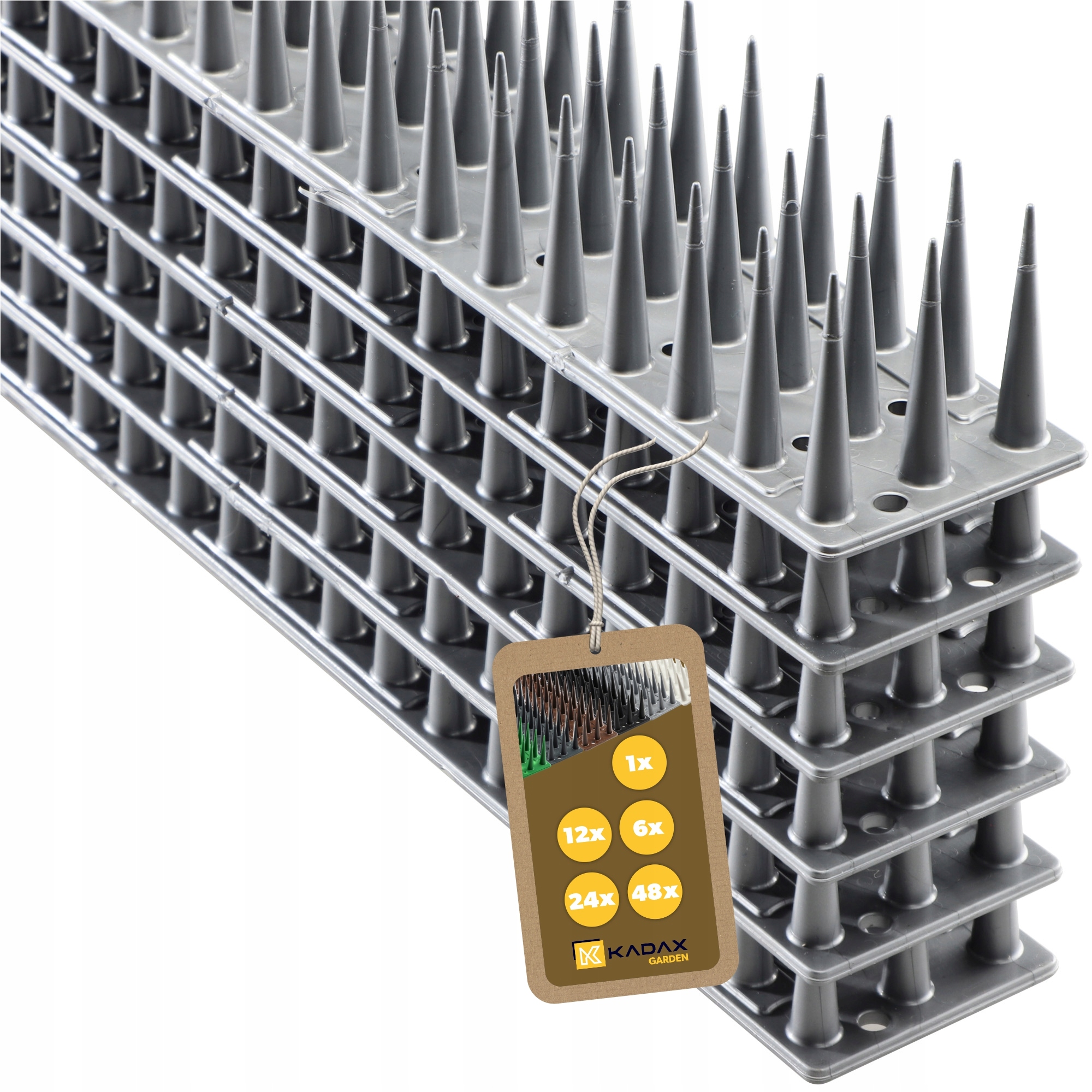 KOLCE NA PTAKI GOŁĘBIE PLASTIKOWE MOCNE 6szt 3,06m