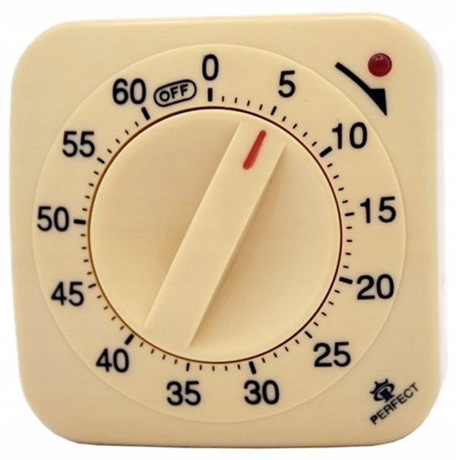 

Minutnik Timer Kwarcowy Analogowy Perfect TM-67 Ż