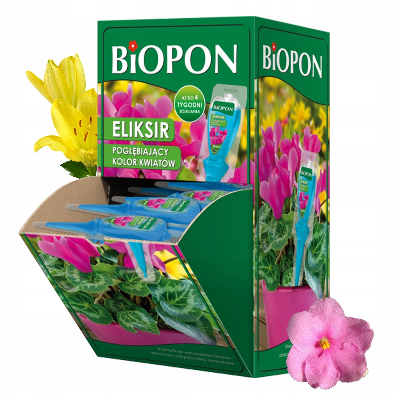 Biopon Hnojivo Kondicionér Elixír Prohlubující Barvu 40ml x 36 ks Aplikátor