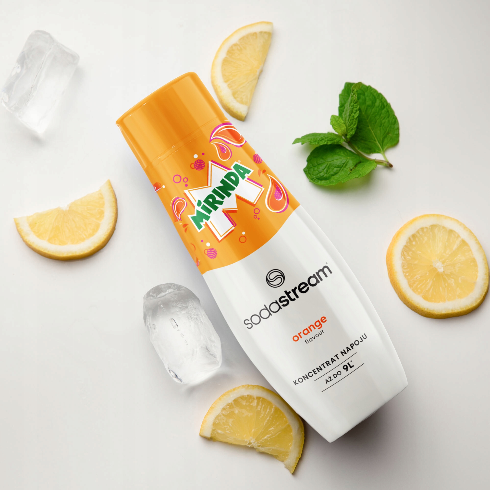 KONCENTRAT SODASTREAM SYROP MIRINDA 7UP SYROP DO SATURATORA WODY 440ML Marka SodaStream