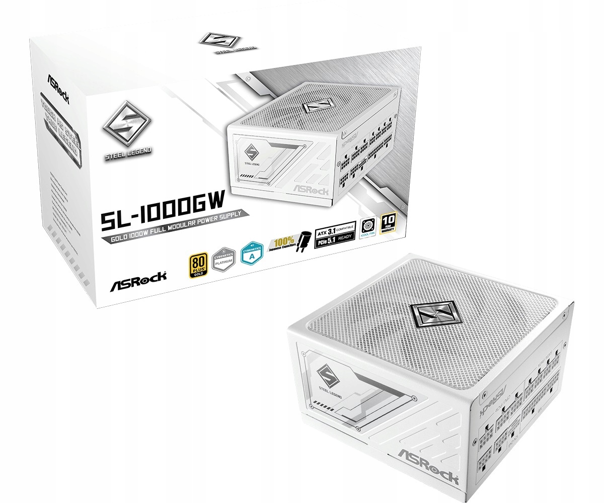Asrock Modulární napájecí zdroj SL-1000GW 1000W 80PLUS Gold