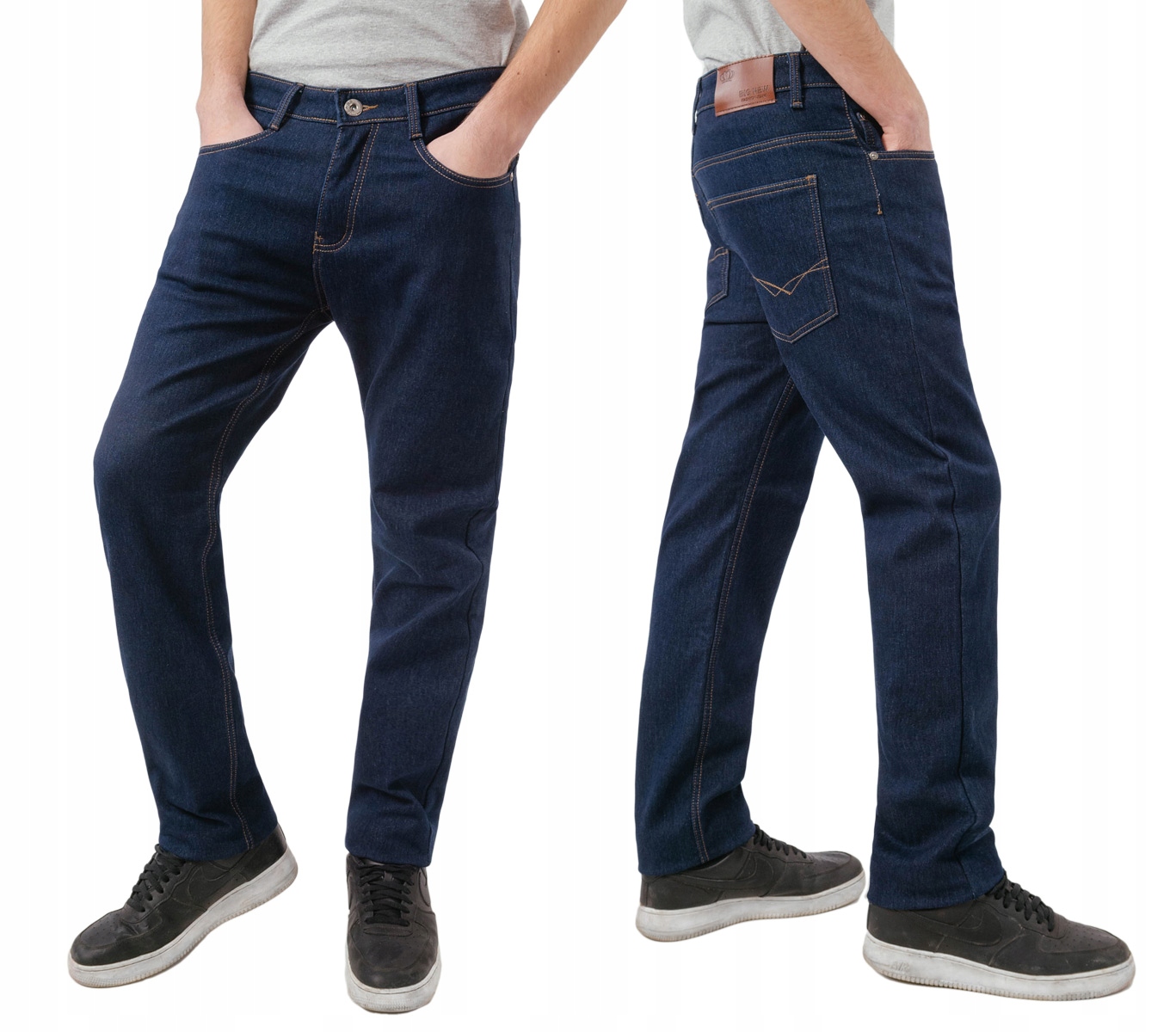 

Spodnie Męskie Ciepłe Jeansy Polar B222 110 cm/30