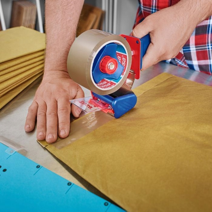 Dyspenser do taśm pakowych podajnik + taśma 48x50 TESA STANDARD x 12 sztuk Kod producenta 57395-00000-00 TS