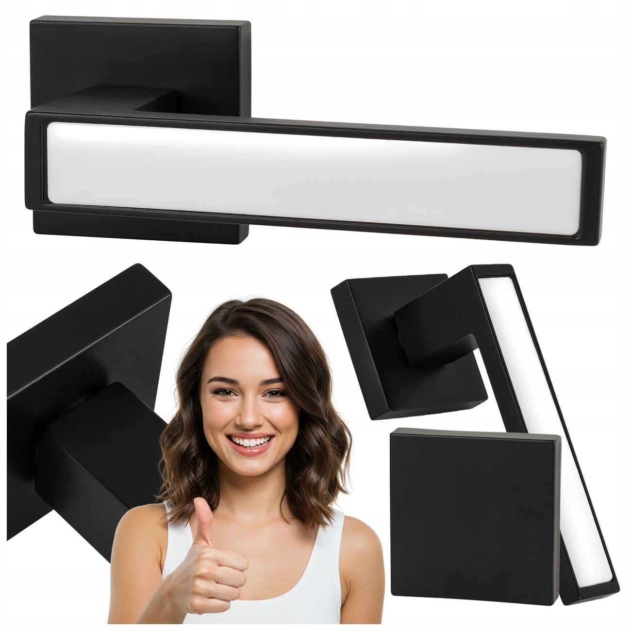 Klika Pro Interiérové Dveře Modena S1 Zaslepovací Rozeta, Sada Gamar