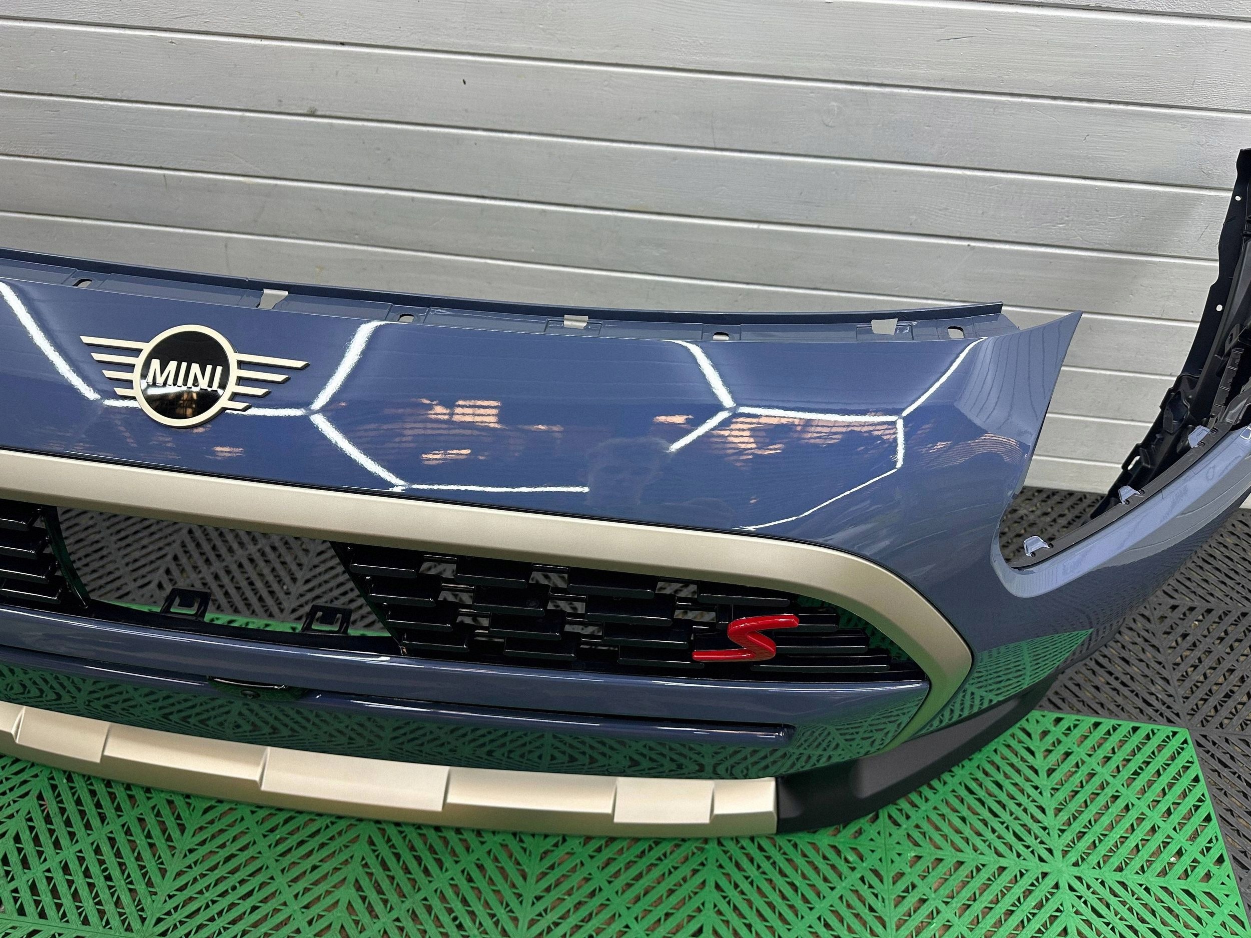 front bumper Mini Countryman U25 S complete colour C70 SLATE BLUE