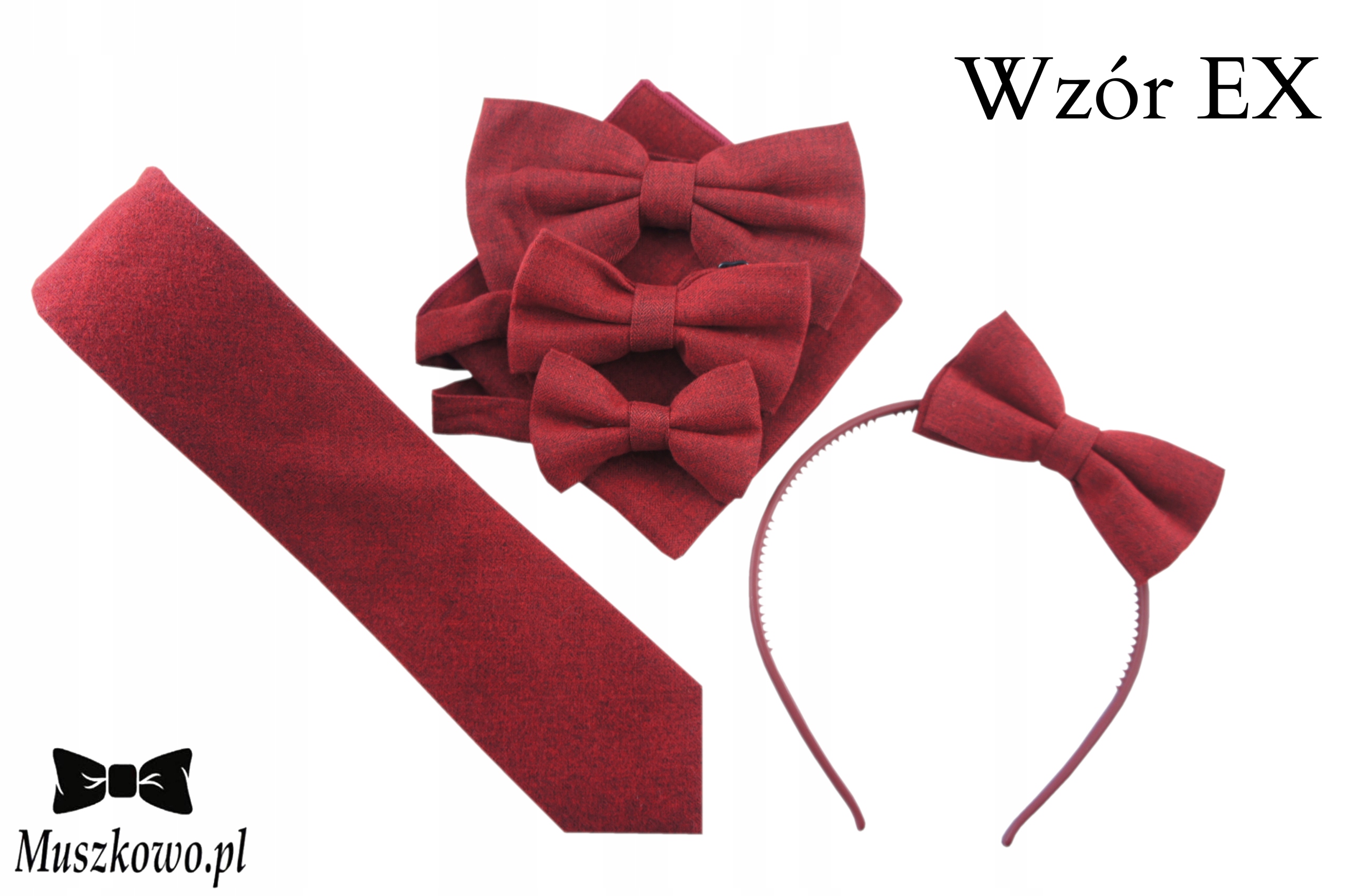 BORDOWA Poszetka MATOWA chusteczka do marynarki Marka inna