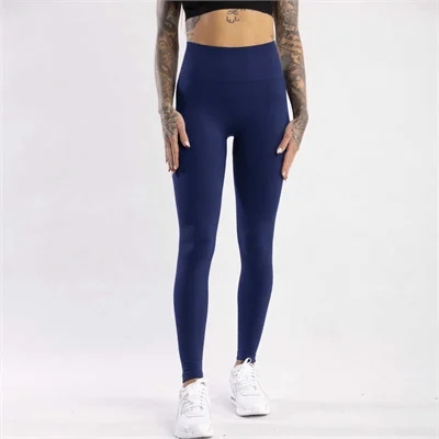 Sfd Wear Bezszwowe Legginsy Damskie Push Up Ciemnoniebieskie S Fitness