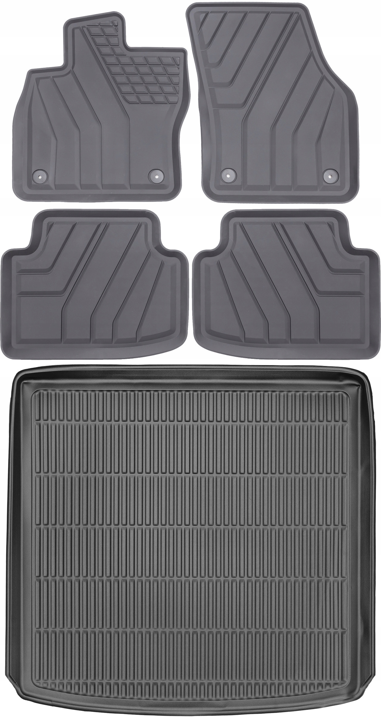 Volkswagen Tiguan Allspace Suv 2017-2024 Set Koberce rohože do auta