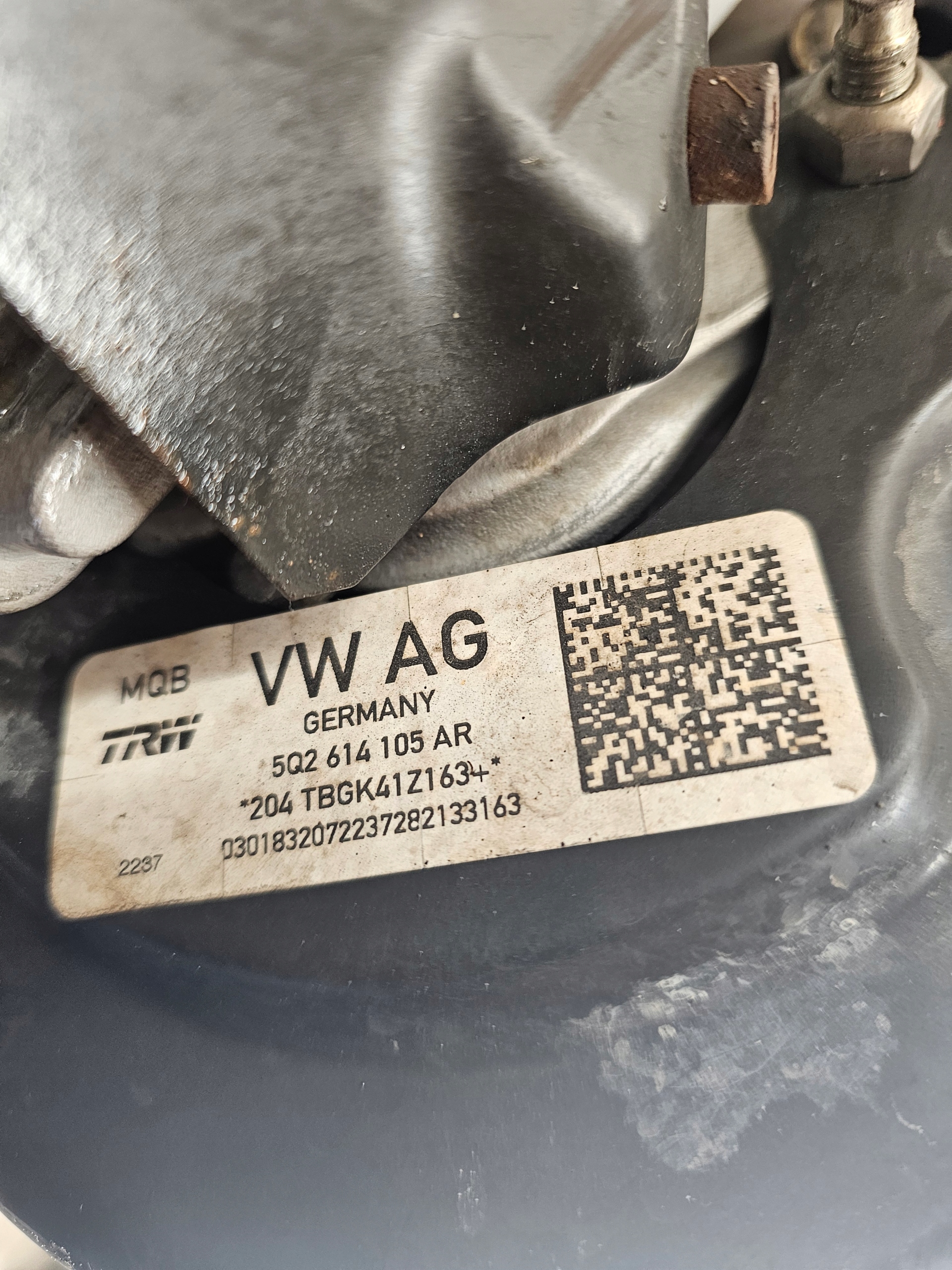 AUDI A3 8V TDI servo Servofreno 5q2614105ar