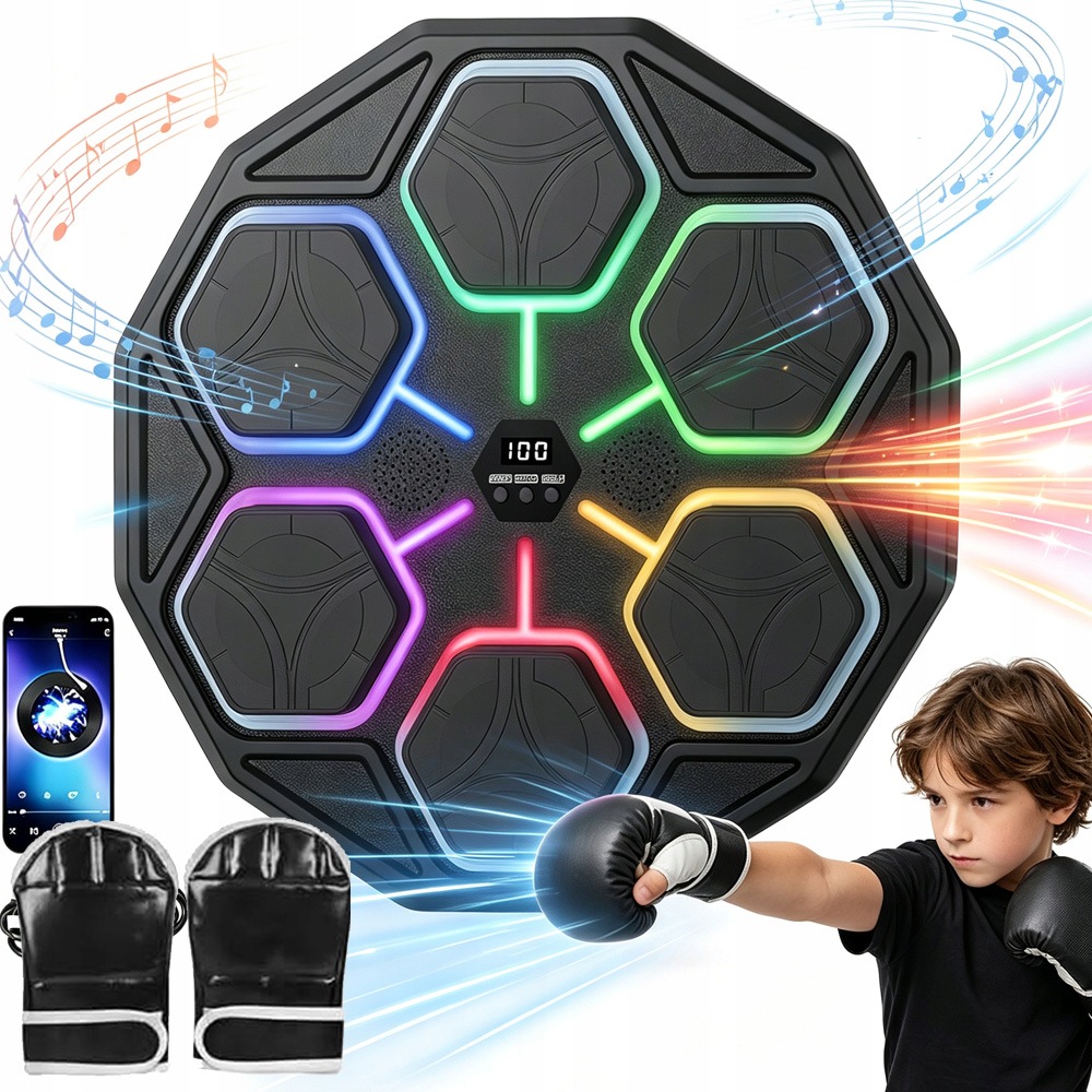 Smart Boxovací Stroj Pro Trénink Hudebního Boxu S 11 Režimy A Rukavicemi